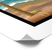 Beach Lanscape scenery one cratemade poster large (Hoek)