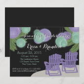 Beach Lantern Couple's Shower Kaart (Voorkant / Achterkant)