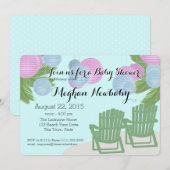 Beach Lanterns Baby shower Kaart (Voorkant / Achterkant)