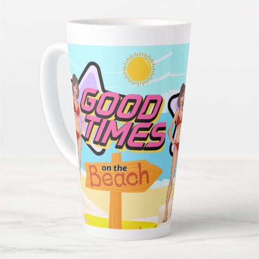 beach latte mok (Linkerhoek)