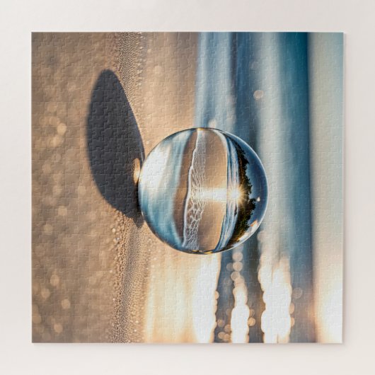 Beach Lens Ball Legpuzzel (Horizontaal)