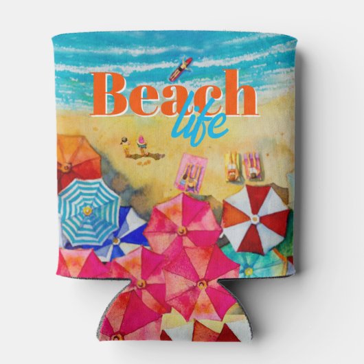 Beach Life Blikjeskoeler (Achterkant)