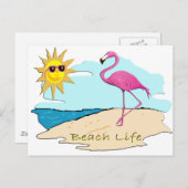 Beach Life Briefkaart (Voorkant / Achterkant)