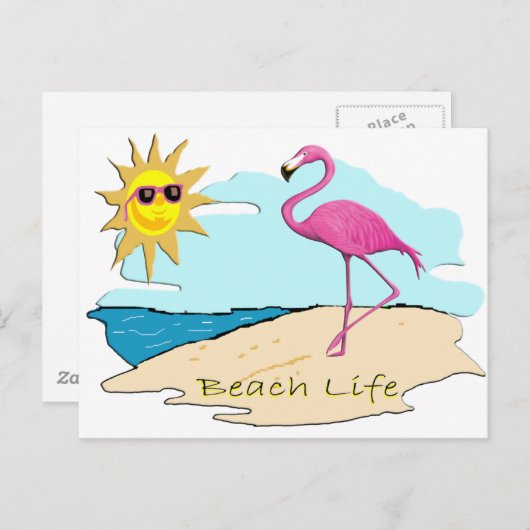 Beach Life Briefkaart (Voorkant / Achterkant)