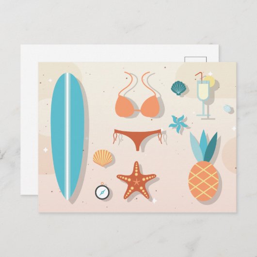 Beach Life Briefkaart (Voorkant / Achterkant)