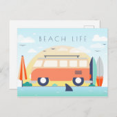 Beach Life Briefkaart (Voorkant / Achterkant)