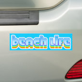 Beach Life Bumpersticker (Op auto)