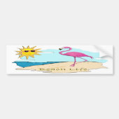 Beach Life Bumpersticker (Voorkant)