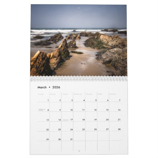 Beach Life Calander Kalender (Mar 2026)