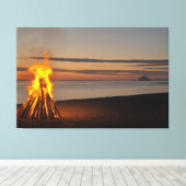 Beach Life Canvas Afdruk (Insitu (Houten vloer))