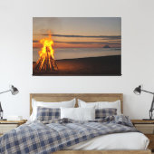 Beach Life Canvas Afdruk (Insitu (Slaapkamer))