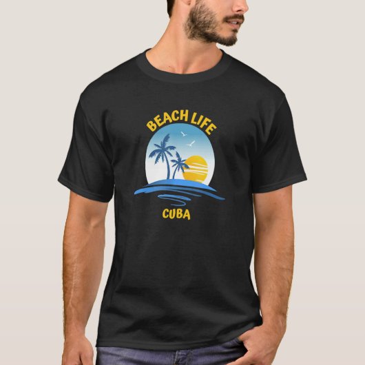 Beach Life Diego Garcia T-shirt (Voorkant)