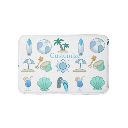 Beach Life Dingen Thunder_Cove Badmat (Voorkant)