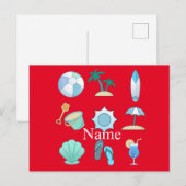 Beach Life Dingen Thunder_Cove Briefkaart (Voorkant / Achterkant)