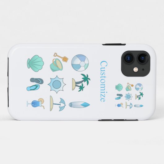 Beach Life Dingen Thunder_Cove Case-Mate iPhone Case (Achterkant (horizontaal))