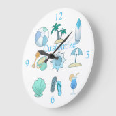 Beach Life Dingen Thunder_Cove Grote Klok (Hoek)