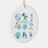 Beach Life Dingen Thunder_Cove Keramisch Ornament (Rechts)