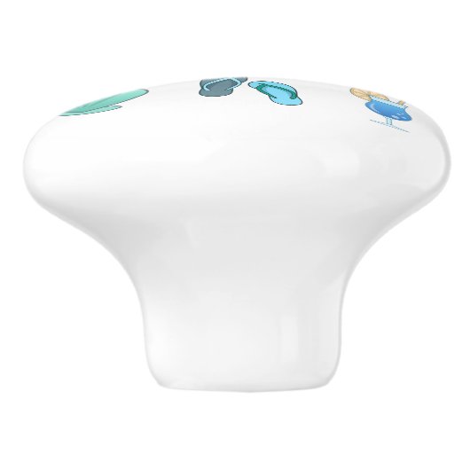 Beach Life Dingen Thunder_Cove Keramische Knop (Zijkant)