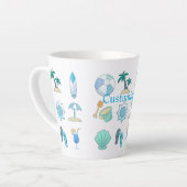 Beach Life Dingen Thunder_Cove Latte Mok (Linkerhoek)