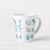 Beach Life Dingen Thunder_Cove Latte Mok (Rechterhoek)