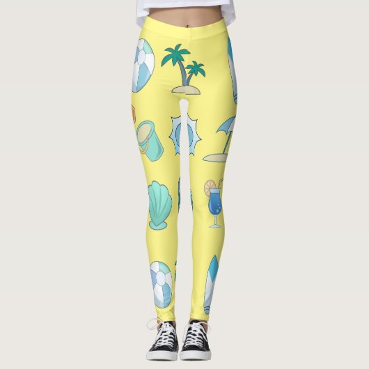 Beach Life Dingen Thunder_Cove Leggings (Voorkant)