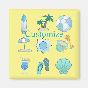 Beach Life Dingen Thunder_Cove Magneet