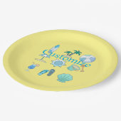 Beach Life Dingen Thunder_Cove Papieren Bordje (Gekanteld)