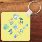Beach Life Dingen Thunder_Cove Sleutelhanger (Achterkant)