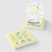 Beach Life Dingen Thunder_Cove Stenen Onderzetter (Zijkant)