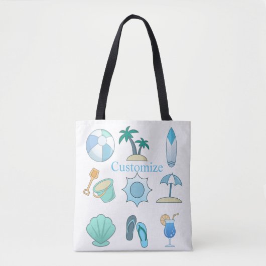 Beach Life Dingen Thunder_Cove Tote Bag (Voorkant)