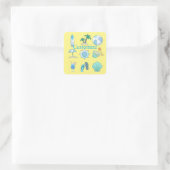 Beach Life Dingen Thunder_Cove Vierkante Sticker (Tas)