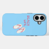 Beach Life Flip Flop Sandalen Case-Mate iPhone Case (Achterkant (horizontaal))