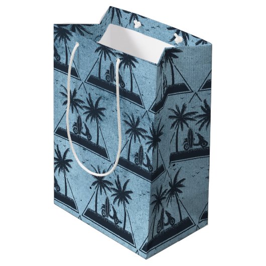 Beach Life Geometric Medium Cadeauzakje (Achterkant Gekanteld)