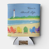 Beach Life gepersonaliseerde Koelbox Blikjeskoeler (Voorkant)