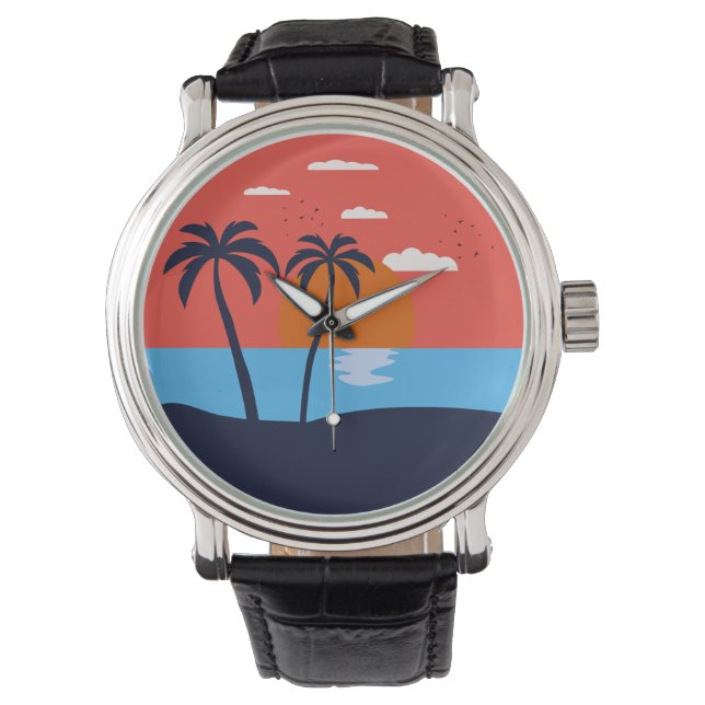 Beach Life Horloge (Voorkant)