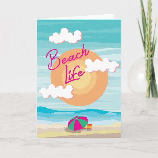 Beach Life Kaart (Voorkant)