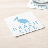Beach Life Kartonnen Onderzetters (Schuin)