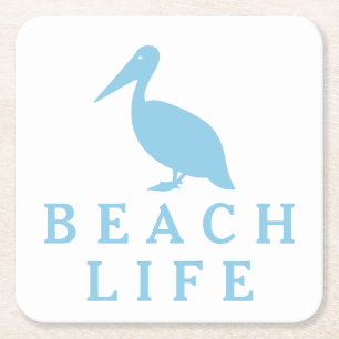 Beach Life Kartonnen Onderzetters