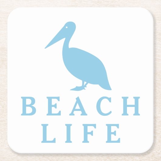 Beach Life Kartonnen Onderzetters (Voorkant)