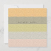 Beach Life Kleurblok Moderne Bruiloftsdouche Kaart (Achterkant)