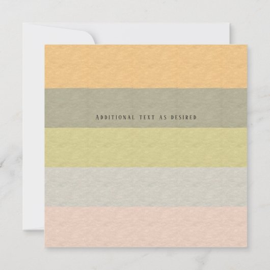 Beach Life Kleurblok Moderne Bruiloftsdouche Kaart (Achterkant)