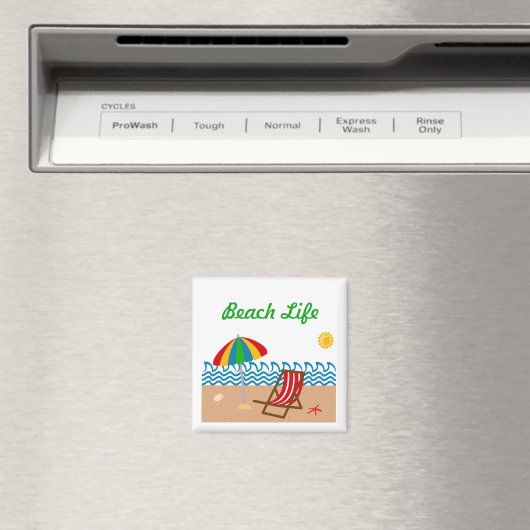 Beach Life Magnet (Insitu (Vaatwasser))