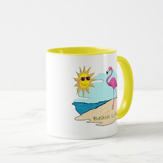 Beach Life Mok (Voorkant rechts)