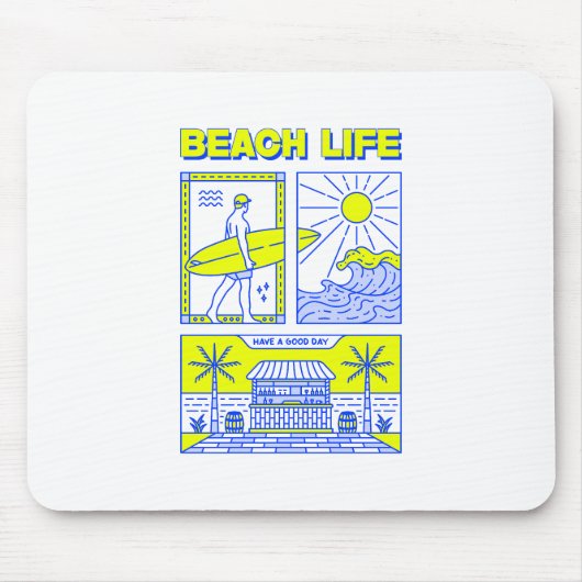 Beach Life Muismat (Voorkant)