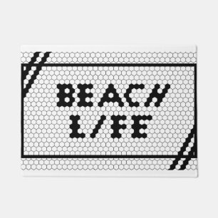 Beach Life Nautical Surfer Tegel ontwerp Deurmat