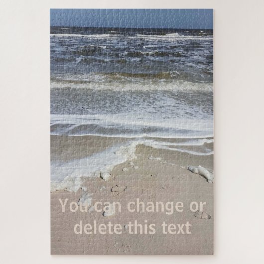 Beach Life Ocean Waves Fotografie Legpuzzel (Verticaal)
