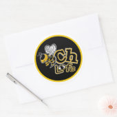 BEACH LIFE RONDE STICKER (Envelop)