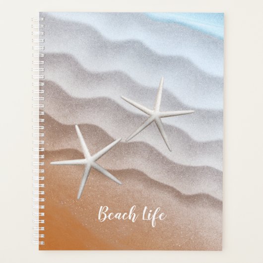 Beach Life Starfish Eenvoudig Planner (Voorkant)