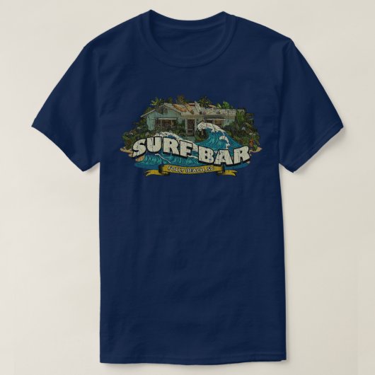 Beach Life Surf Bar, Folly Beach 2007 T-shirt (Design voorkant)
