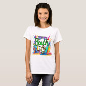 Beach life t-shirt (Voorkant volledig)